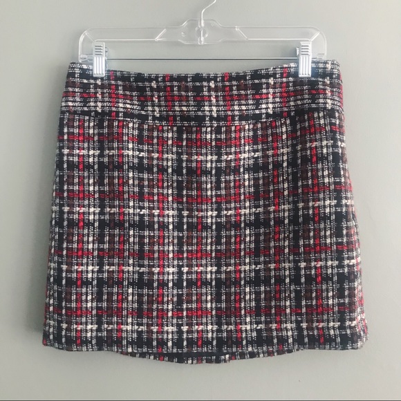 The Limited Dresses & Skirts - The Limited Bouclé Plaid Mini Skirt